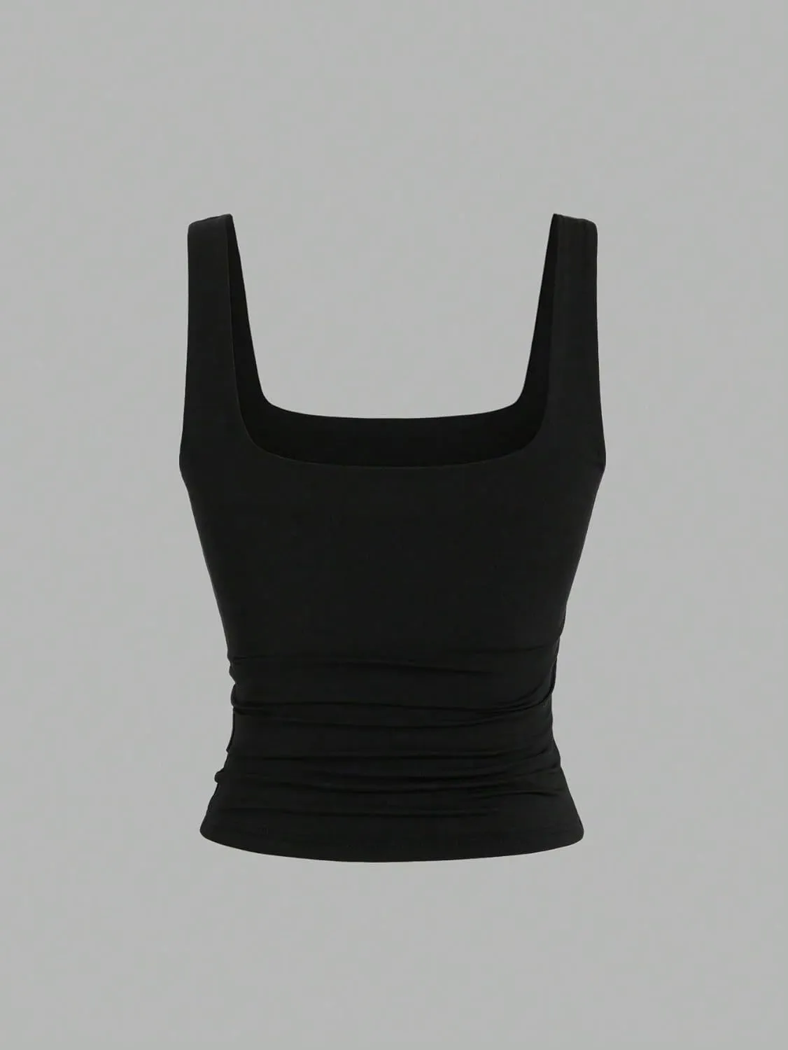 Womens Sleeveless Camisole Tank Tops Blouse Regular Slimming Casual Solid Color Tank Top