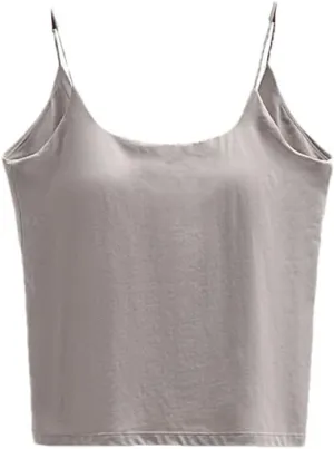 Wvapzxx Backless Bra Camisole For Women Tank Top Square Neck Sleeveless Sexy Casual Singlet Vest