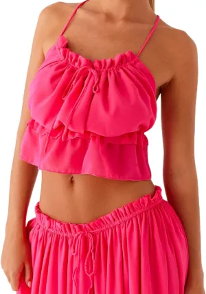 Y2k Women Floral Halter Tank Crop Top Sexy Tie Up Backless Sleeveless Slim Fit Cami Going Out Camisole Summer