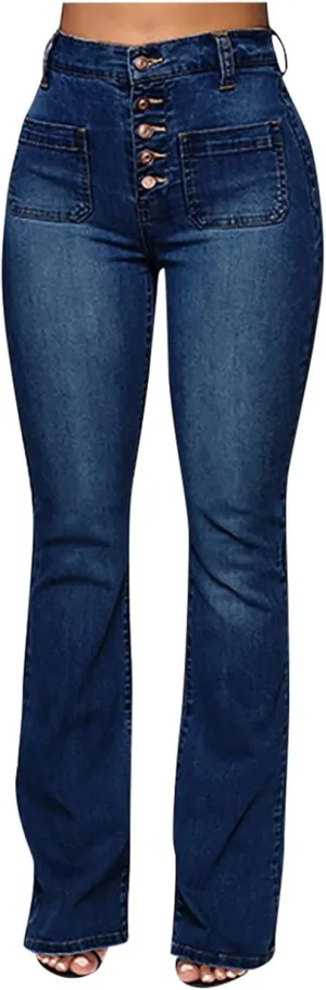 YUTANRAL Womens Jeans/Sweatpants 2024 Lounge Baggy Wide Leg Pants Fashion High Waisted Joggers Y2k Clothes, Large